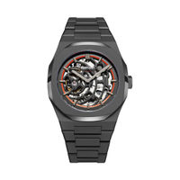 D1 Milano Black Dial Analogue Automatic Watch For Men - SKBJ06