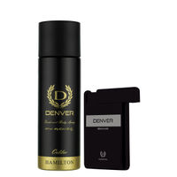 Denver Caliber Deo & Black Code Pocket Perfume Combo - 200ml + 18ml