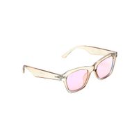 Floyd Clear Frame Pink Lense Plastic Sunglass Aa516_trp_pink_1