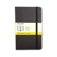Moleskine Classic Notebook Squared Hard Cover Large - Black