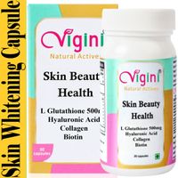 Vigini L Glutathione 500mg Biotin Hyaluronic Acid Skin Brightening Whitening Radiance