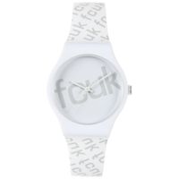 Fcuk Watches White Analog Watch For Unisex - Fc171w (1)