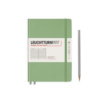Leuchtturm1917 Muted Colours Medium A5-Size Hard Cover Notebook (Ruled) - Sage Green