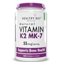 HealthyHey Nutrition Vitamin K2-MK7 - 55 mcg - Veg Capsules