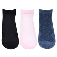 Bonjour Hush Puppies Women's Multicolor Cushioned Ankle Socks - Multi-Color (Free Size)