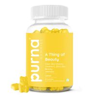 Purna Vitamin C Lemon Gummies With Vitamin D3, and Zinc, for Immunity & Clear Skin