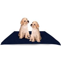 Amorite Waterproof Reusable Washable Dog Bed Sheet For Bed Protector - Dark Blue
