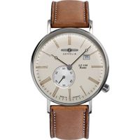 Zeppelin 100Jahre Date|Small Seconds Analog Beige Dial Color Men's Watch - 71345