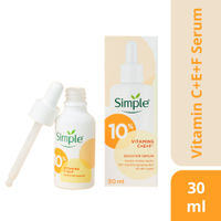 Simple Booster Serum - 10% Vitamin C+e+f For Youthful Glowing Skin