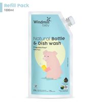 Windmill Baby Natural Bottle & Dish Wash, Refill Pack
