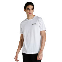 Puma Ess Small Mens White Casual T-shirt