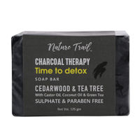 Nature Trail Charcoal Therapy Organic Soap Bar Sulphate & Paraben Free