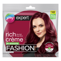 Godrej Expert Rich Creme Fashion Shade, Cherry Red