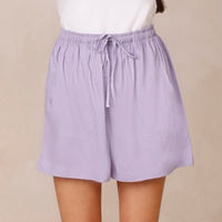 Nykd by Nykaa Comfy Vibes All Day Shorts-Lavender NYS035 - Lavender