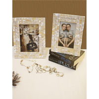 Assemblage Ivory Mother Of Pearl Photo Frame Set