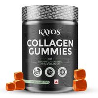 Kayos Collagen Skin Gummies For Anti Aging & Skin Regeneration For Women & Men - No Sugar