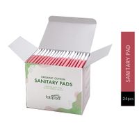 Fabpad Organic Cotton Sanitary Pads with Disposable Cover - Pack of 20(350 mm)