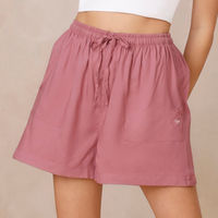 Nykd by Nykaa Comfy Vibes All Day Shorts-Mauve NYS035 - Pink