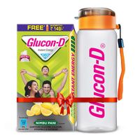 Glucon D Instant Energy Health Drink Nimbu Pani - 1kg Refill (Sipper Free)