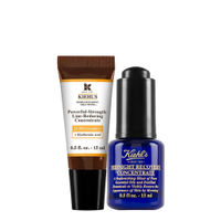 Kiehl's Night-time Essentials With Line Reducing Concentrate & Midnight Recovery Concentrate Serum