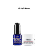Kiehl's Skincare Duo With Midnight Recovery Concentrate Serum And Ultra Facial Cream Moisturizer