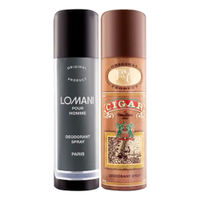 Lomani Body Spray Combo (Lomani Men & Cigar)