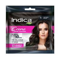 Indica Creme Natural Black Hair Color - 20ml+20ml