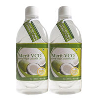 Merit Vco Extra Virgin Coconut Oil - Pack of 2 (1000ml)