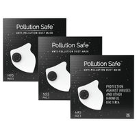 Pollution Safe Resuable N95 Anti Dust Mask - Pack of 3