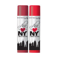 Maybelline New York Pack of 2 Baby Lips Alia Loves New York - Highline Wine & Broadway Red