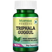 Morpheme Remedies Triphala Guggul Supplements For Cleansing & Weight Loss - 500mg Extract