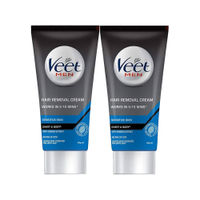 Veet Hair Removal Cream For Men - Sensitive Skin (Pack Of 2)