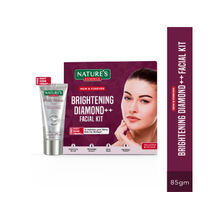 Nature's Essence Brightening Diamond Facial Kit For 3 Uses With Free Daily Shine Cream