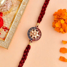 Voylla Floral Motif Braided Thread Rakhi