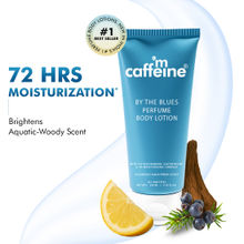MCaffeine By The Blues Perfume Body Lotion With 5% Brightening Niacinamide-Gluta Aqua Woody Scent