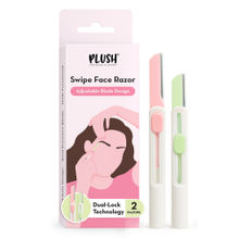 Plush Swipe Reusable Face Razor, Adjustable Blade for Precision & Face Full Shave