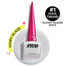 Nykaa Glazed Nail Enamel - Ivory Glaze 489