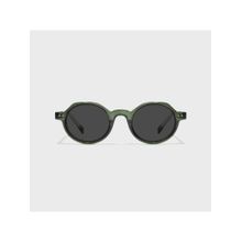 SAM AND MARSHALL 400% Uv Protection Acetate Round Shape Black Unisex Sunglasses-MALANA_GREEN_2911