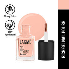 Lakme Absolute Gel Stylist Nail Color, Easy Application & High Gloss Finish , Pearl
