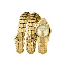 Roberto Cavalli by Frank Muller Women Gold Dial Analog Watch - RV2L061M0011