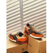 Pepe Jeans Orange and Black Anti-Skid Sneakers