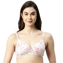 Enamor Perfect Plunge Detachable Straps Padded Wirefree Medium Coverage T-Shirt Bra F023