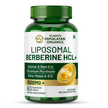 Vlado's Himalayan Organics Liposomal Berberine Hcl+ 1500Mg With Piperine & Chromium