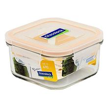 Glasslock Airtight Break Resistant Food Storage Container,Microwave Safe, Rectangle,1750ml
