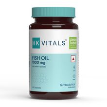 HealthKart Hk Vitals Fish Oil Capsules 1000mg Omega3 With 180mg Epa And 120mg Dha