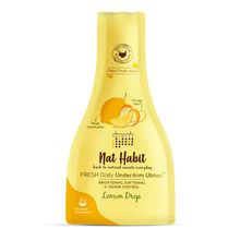 Nat Habit Fresh Lemon Drop Underarm Ubtan 4-in-1 Scrub