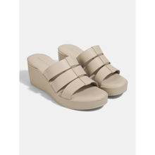 Lemon & Pepper Women Ivory Casual Slide Wedges