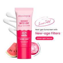 Aqualogica Radiance Fluid Sunscreen SPF50+ PA++++ with Niacinamide & Watermelon For Oily Skin