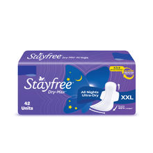Stayfree Dry Max Cover Wings All Nights 42 XXL Pads