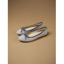 Theater Swans Check Blue Ballerina